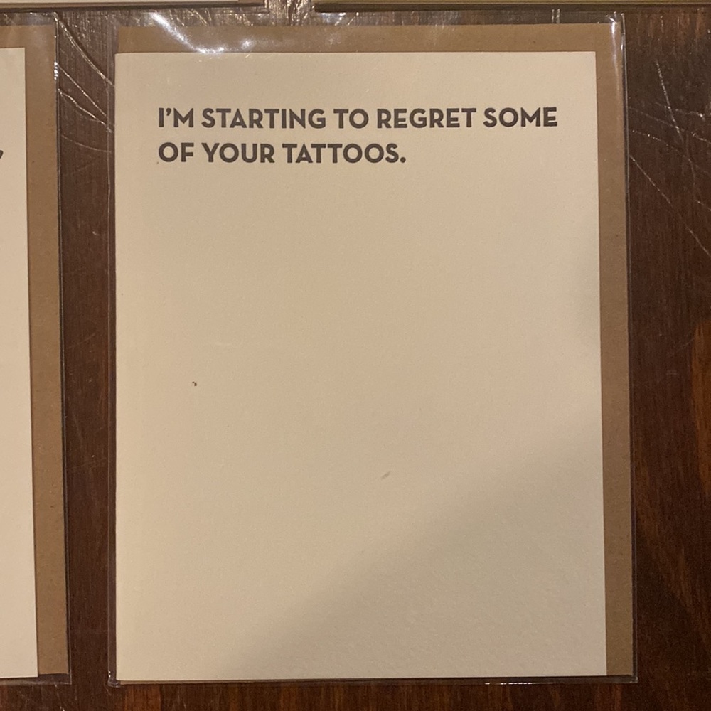 Set of 5 sarcastic, sassy notecards.high quality Sapling Press heavyweight cards - Picture 6 of 8